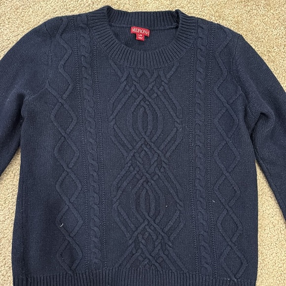 Merona navy blue sweater from target - Picture 2 of 3